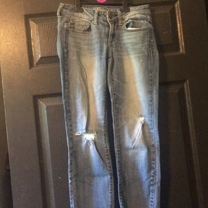 Low waist skinny jeans